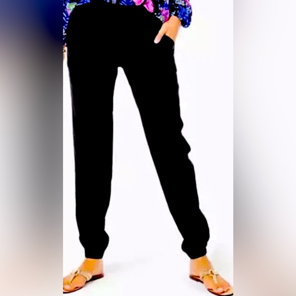 Lilly Pulitzer Black lightweight “Joggers”